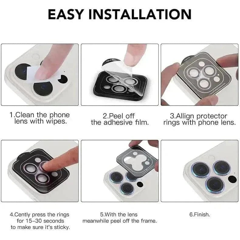 Camera Lens Protector with Easy Installation for iPhone 13 Pro | 13 Pro Max - Ktusu