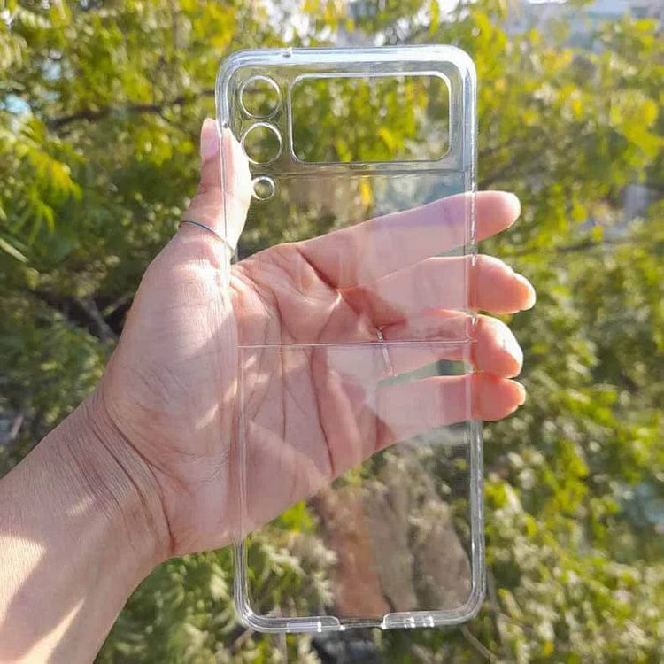 Camera Protective Crystal Clear Case for Samsung Z Flip4 Samsung Z Flip4 - Ktusu