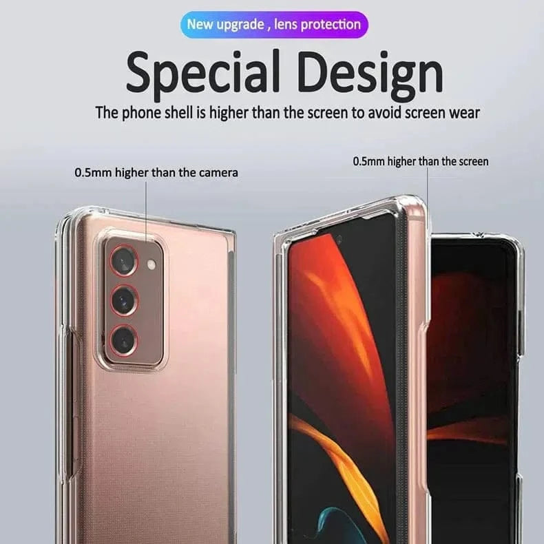 Camera Protective Crystal Clear Case for Samsung Z Fold4 Samsung Z Fold4 - Ktusu