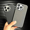 Carbon Fiber Magsafe PC Back and TPU Frame Case for iPhone 16 Plus - Ktusu