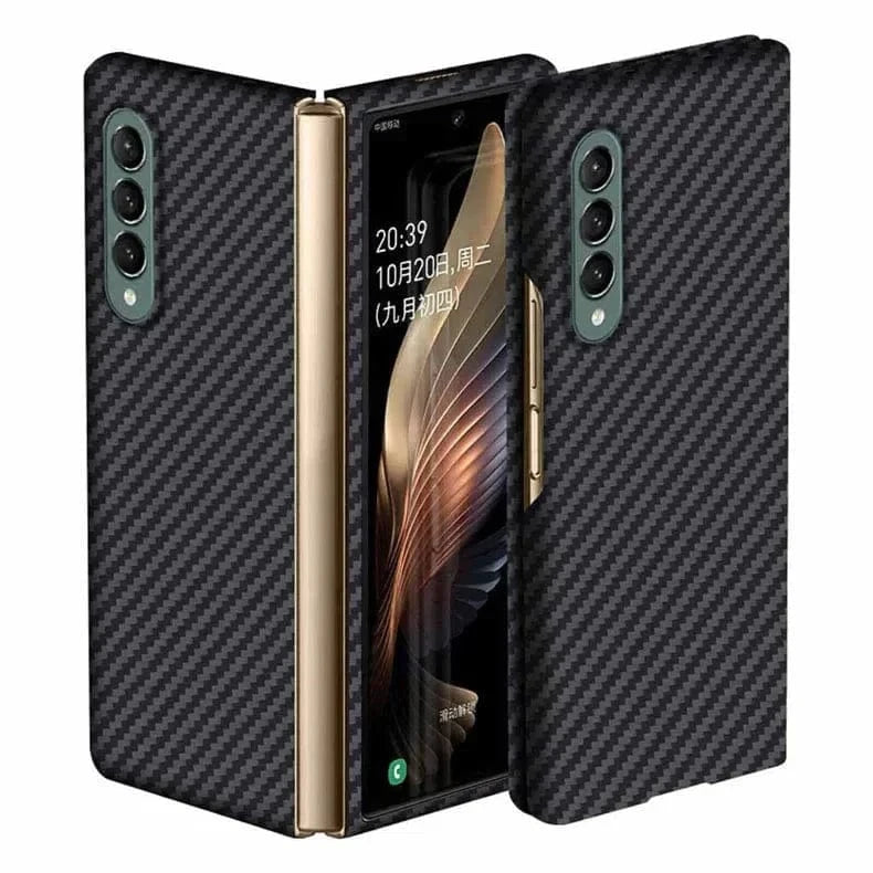 Carbon Fiber Texture Hard Case for Samsung Z Fold5 Samsung Z Fold5 - Ktusu