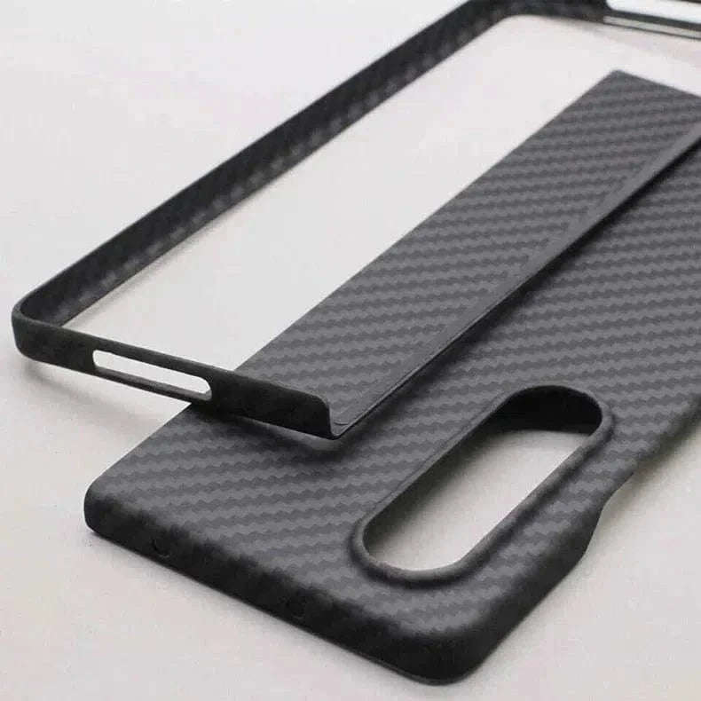 Carbon Fiber Texture Hard Case for Samsung Z Fold5 Samsung Z Fold5 - Ktusu