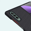 Carbon Fiber Texture Hard Case for Samsung Z Fold5 Samsung Z Fold5 - Ktusu