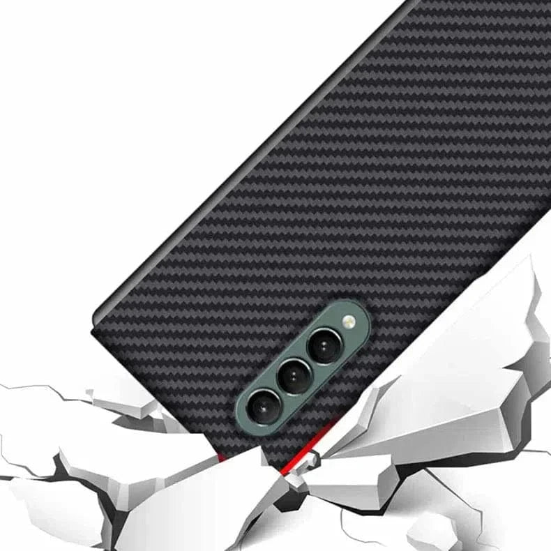 Carbon Fiber Texture Hard Case for Samsung Z Fold5 Samsung Z Fold5 - Ktusu