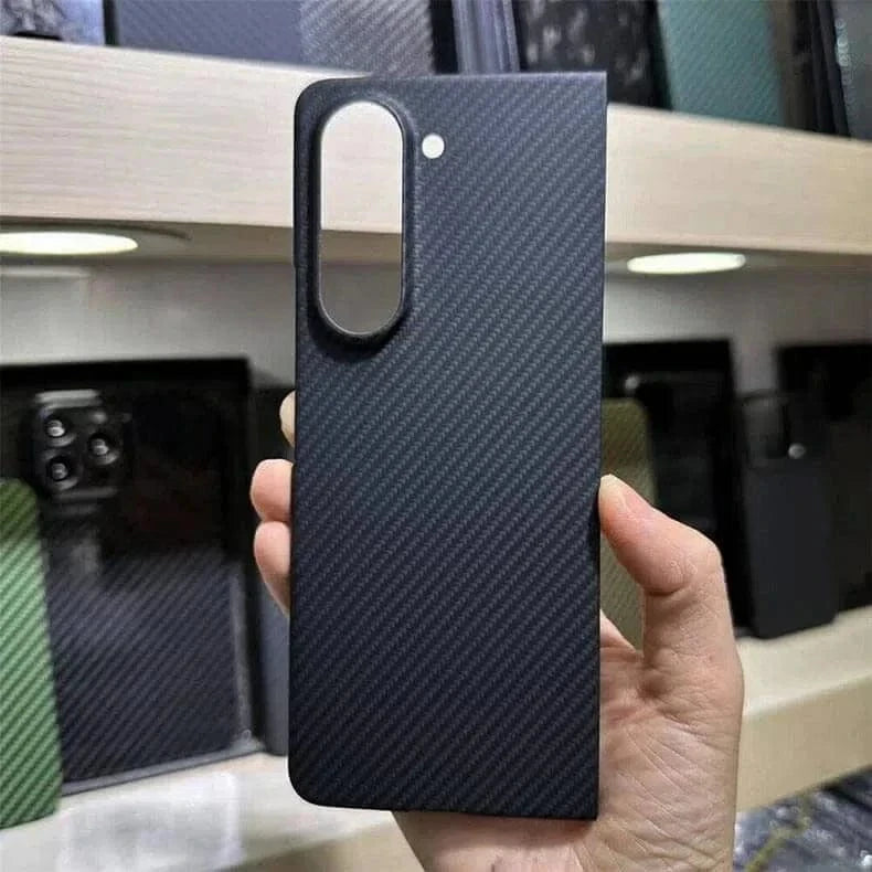 Carbon Fiber Texture Hard Case for Samsung Z Fold5 Samsung Z Fold5 - Ktusu