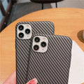 Carbon Fiber Texture Hard Slim Case for iPhone 13 Pro - Ktusu