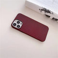 Carbon Fiber Texture Hard Slim Case for iPhone 13 Pro - Ktusu