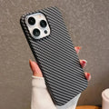 Carbon Fiber Texture Hard Slim Case for iPhone 13 Pro - Ktusu