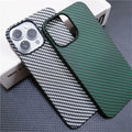 Carbon Fiber Texture Hard Slim Case for iPhone 13 Pro - Ktusu