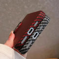 Carbon Fiber Texture Hard Slim Case for iPhone 13 Pro - Ktusu