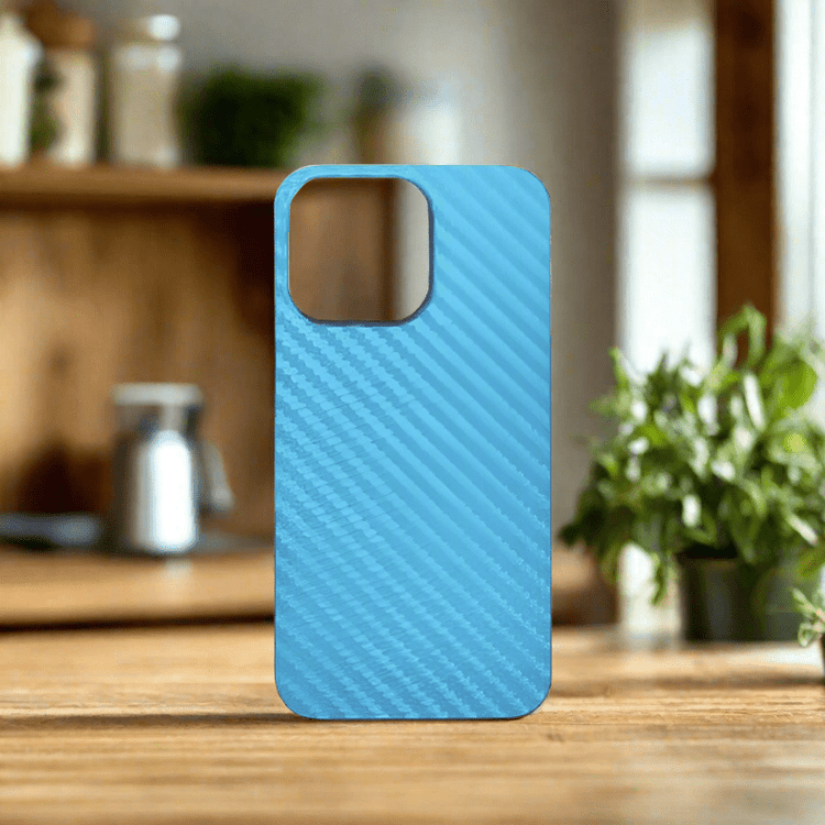 Carbon Fiber Texture Hard Slim Case for iPhone 14 Pro Max - Ktusu