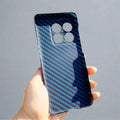 Carbon Fiber Texture Slim PC Case for OnePlus 10 Pro OnePlus 10 Pro / Blue - Ktusu