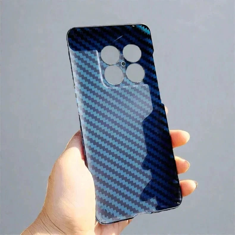Carbon Fiber Texture Slim PC Case for OnePlus 10 Pro OnePlus 10 Pro / Blue - Ktusu