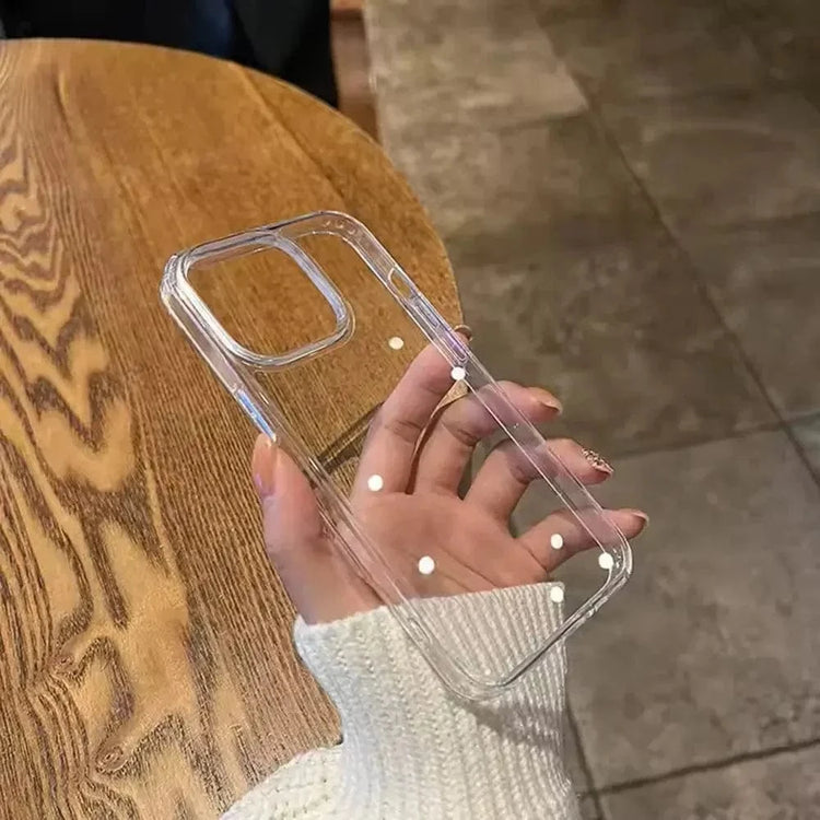 Clear Hard Back Soft Edges Case for iPhone 15 Pro iPhone 15 Pro - Ktusu