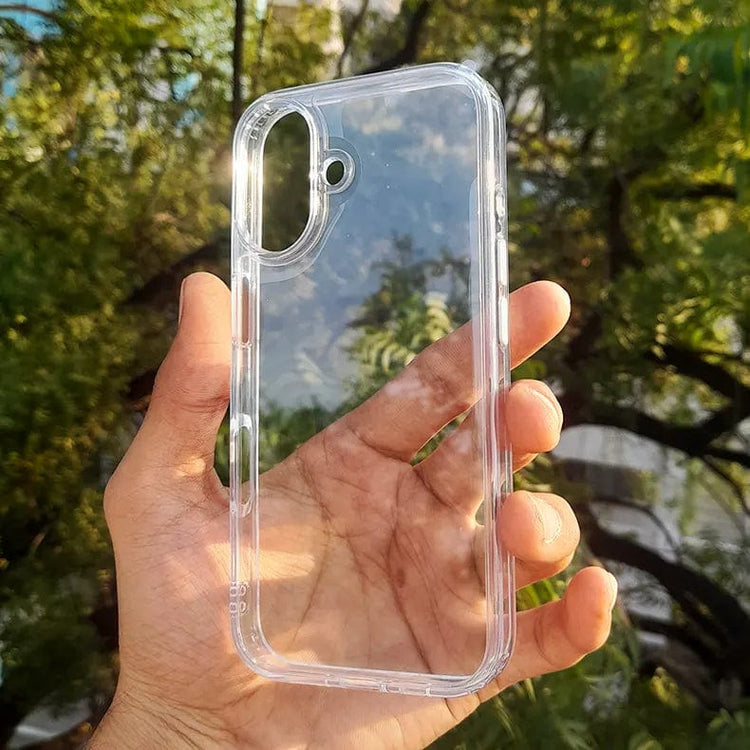 Clear Hard Back Soft Edges Case for iPhone 15 Pro Max iPhone 15 Pro Max - Ktusu