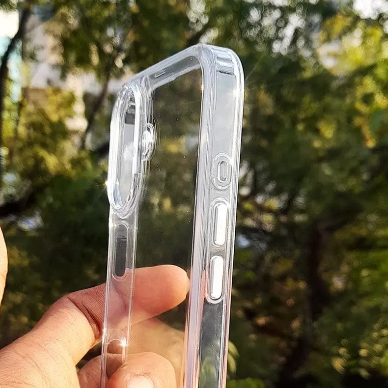 Clear Hard Back Soft Edges Case for iPhone 16 Plus iPhone 16 Plus - Ktusu