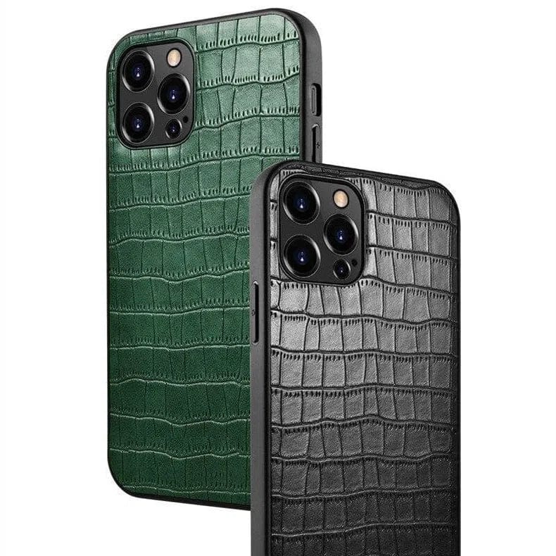 Crocodile TPU Leather Texture Hard Case for iPhone 14 Plus - Ktusu