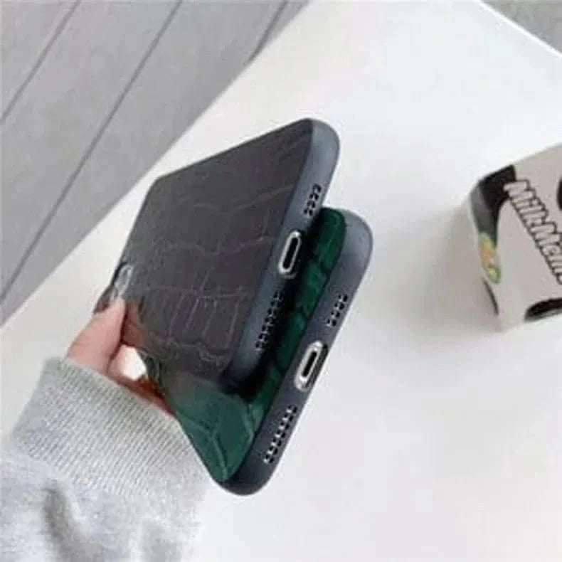 Crocodile TPU Leather Texture Hard Case for iPhone 14 Plus - Ktusu