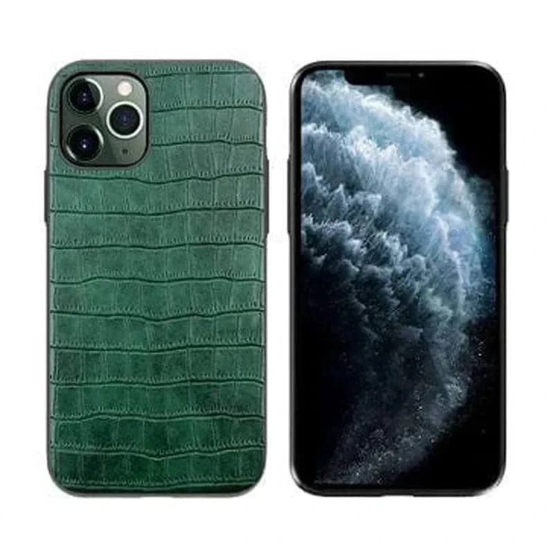 Crocodile TPU Leather Texture Hard Case for iPhone 14 Plus - Ktusu