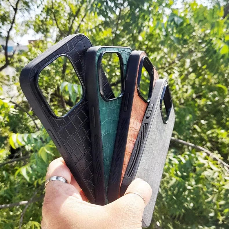 Crocodile TPU Leather Texture Hard Case for iPhone 14 Plus - Ktusu