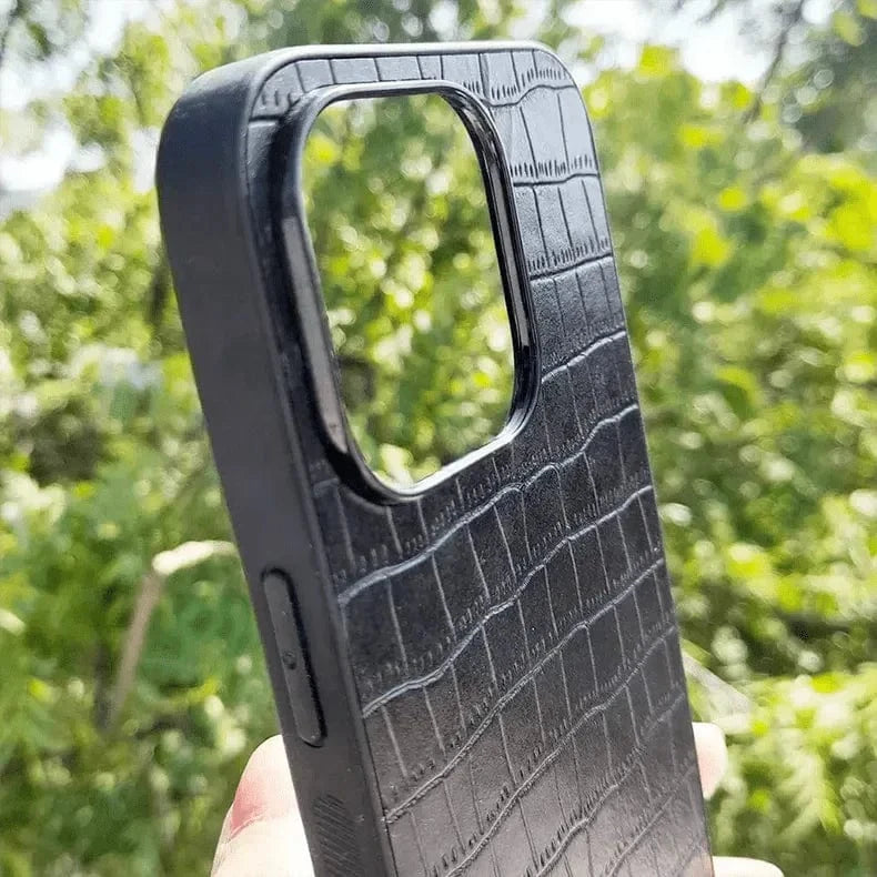 Crocodile TPU Leather Texture Hard Case for iPhone 14 Plus - Ktusu
