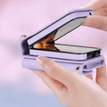 Crossbody Strap PU Leather Case for Samsung Z Flip6 - Ktusu