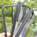 Crystal Clear Glossy Hybrid Matte Bumper Hard Case for Samsung S23 Pro Samsung S23 Pro / Black - Ktusu