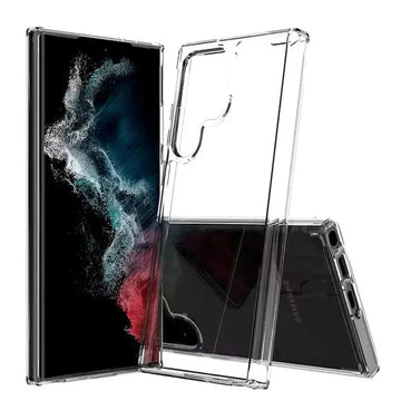 Crystal Clear Hard Back Soft TPU Edge Case for Samsung S23 - Ktusu