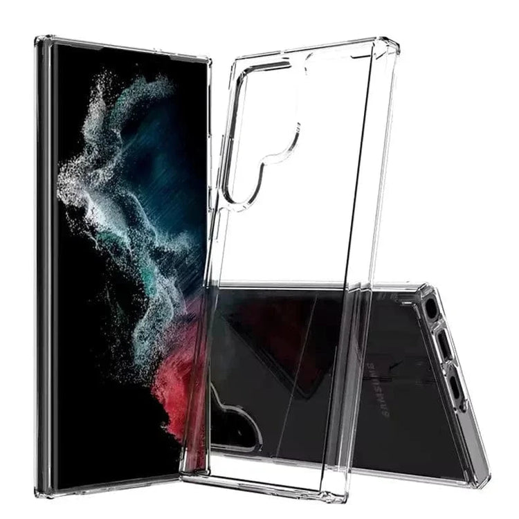 Crystal Clear Hard Back Soft TPU Edge Case for Samsung S24 Ultra Samsung S24 Ultra / clear - Ktusu