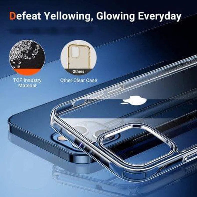 Crystal Clear Hard Case for iPhone 16 Plus - Ktusu