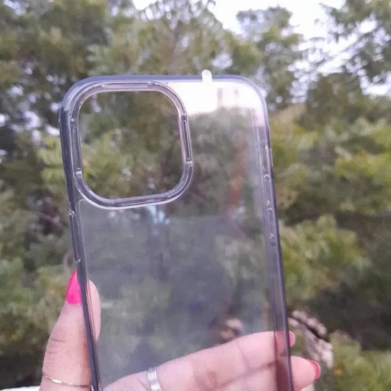 Crystal Clear Hard Case for iPhone 16 Plus iPhone 16 Plus / Smoke Clear - Ktusu