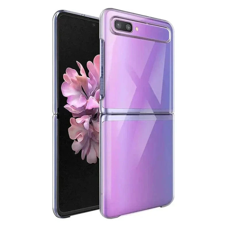 Crystal Clear Hard Case for Samsung Z Flip1 Samsung Z Flip1 - Ktusu