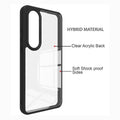 Crystal Clear Hybrid Matte Side Hard Case for OnePlus Nord CE 3 Lite OnePlus Nord CE 3 Lite / Black - Ktusu