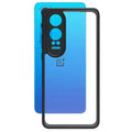 Crystal Clear Hybrid Matte Side Hard Case for OnePlus Nord CE 4 OnePlus Nord CE 4 / Black - Ktusu