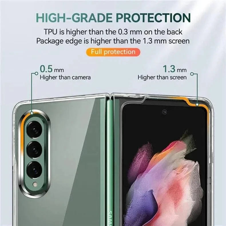 Crystal Clear Transparent Case for Samsung Z Fold5 Samsung Z Fold5 - Ktusu