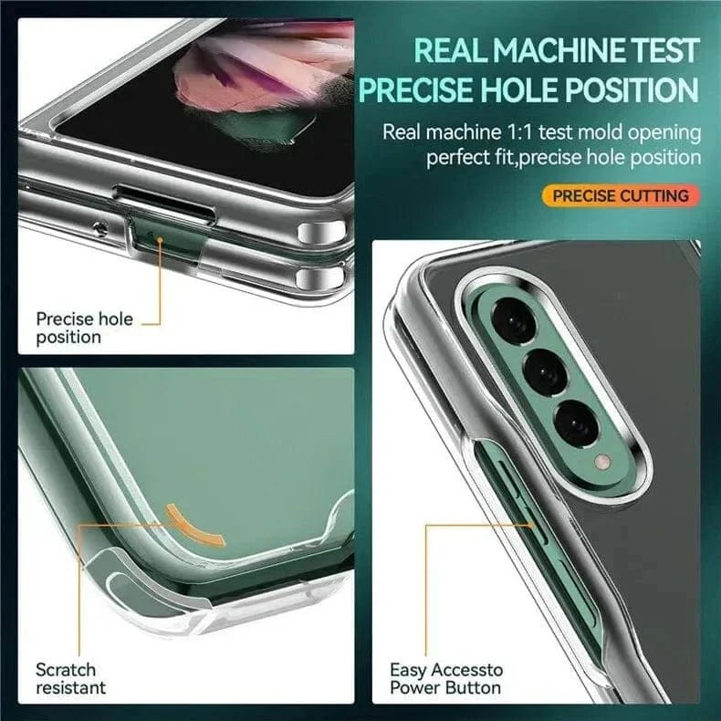 Crystal Clear Transparent Case for Samsung Z Fold5 Samsung Z Fold5 - Ktusu