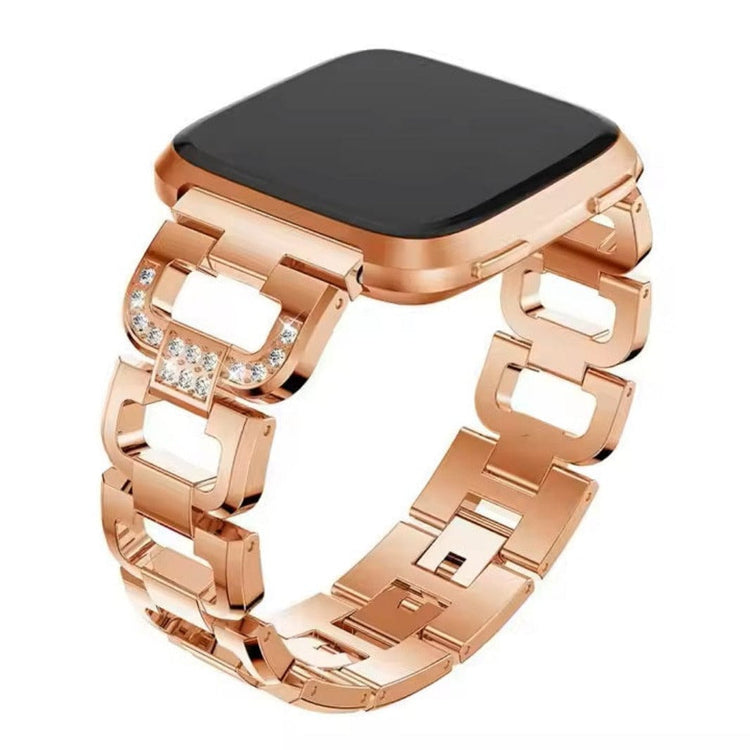 D Shape Chain link Metal Band for Apple Watch 42 | 44 | 45 | Ultra 49 | 46mm S10 42 | 44 | 45 | Ultra 49 | 46mm S10 / Rose gold - Ktusu