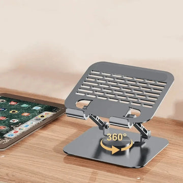 D1 360 Rotatable Bracket Adjustable Phone & Tablet Stand Dark Grey - Ktusu