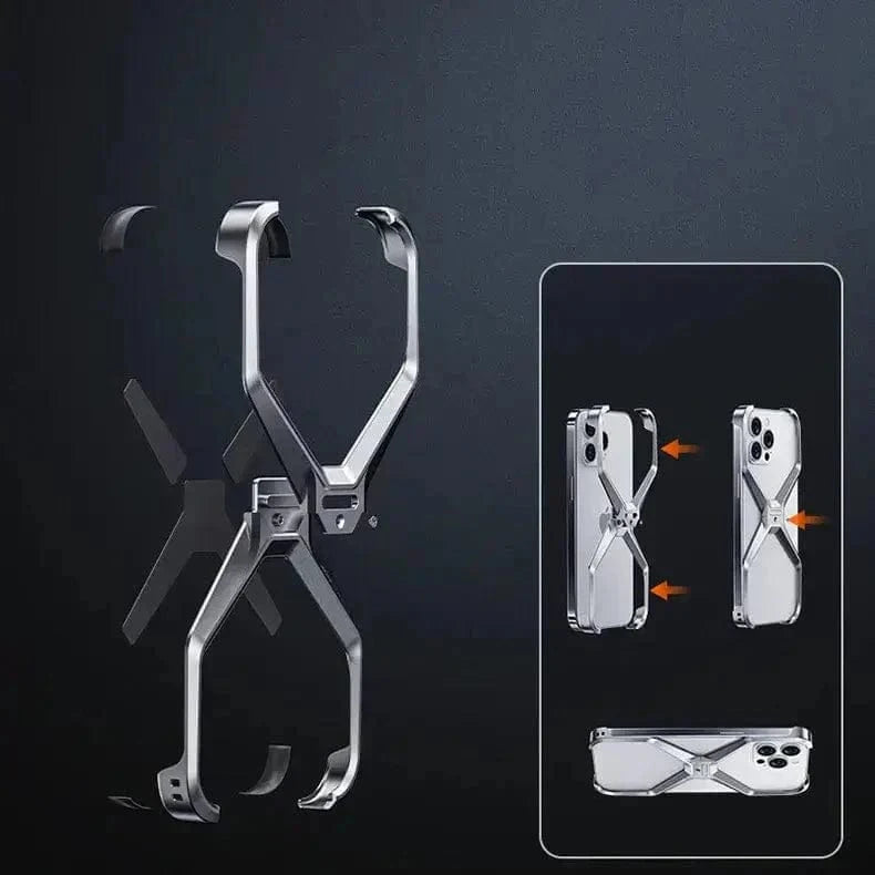 Detachable Metal Cool Alloy Frame Case for iPhone 16 Pro - Ktusu
