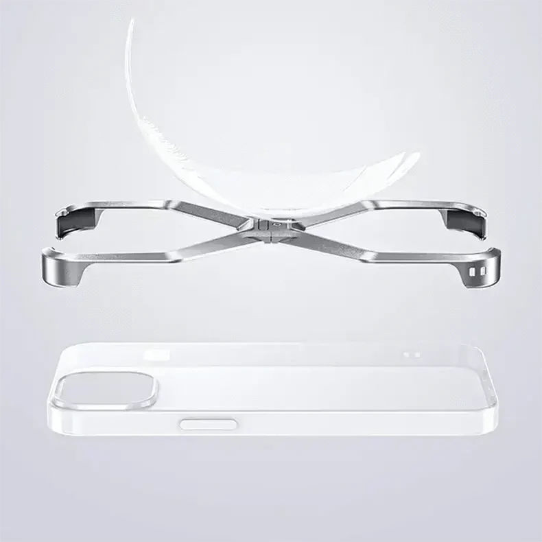 Detachable Metal Cool Alloy Frame Case for iPhone 16 Pro - Ktusu