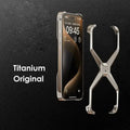Detachable Metal Cool Alloy Frame Case for iPhone 16 Pro iPhone 16 Pro / Natural Titanium - Ktusu