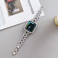 Diamond Bling Rhinestone Stainless Steel Band for Apple Watch 38 | 40 | 41 | 42mm S10 - Ktusu