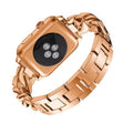 Diamond Metal Stainless Steel Chain Bracelet Band for Apple Watch 38 | 40 | 41 | 42mm S10 - Ktusu