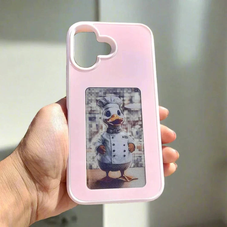 DIY E-Ink NFC Transmission PC Hard Case for iPhone 15 Pro Max - Ktusu