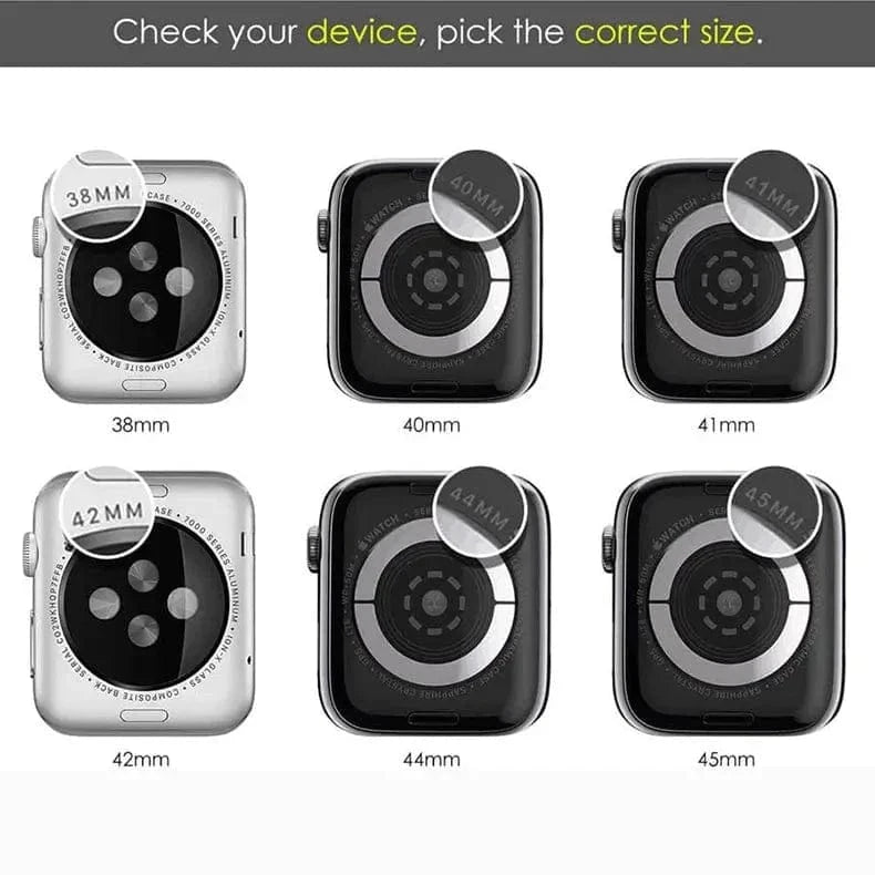 Dual Rhinestone Frame Built-in Glass Screen Protector Hard Cover for Apple Watch 45mm - Ktusu