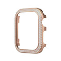 Dual Rhinestone Metal Bumper for Apple Watch 40mm 40mm / Rose gold - Ktusu