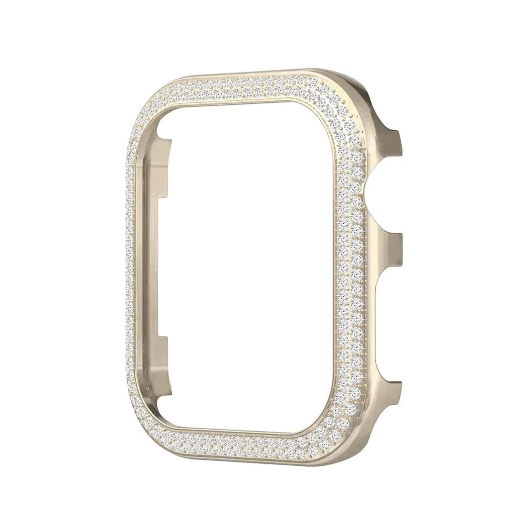 Dual Rhinestone Metal Bumper for Apple Watch 40mm 40mm / Starlight - Ktusu