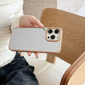 Electroplated Silver Mirror Slim Case for iPhone 14 Pro Max iPhone 14 Pro Max / rose gold - Ktusu