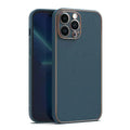 Electroplating Leather Texture TPU Edge Hard Case for iPhone 13 iPhone 13 / Black - Ktusu
