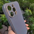 Electroplating Leather Texture TPU Edge Hard Case for iPhone 13 iPhone 13 / Black - Ktusu